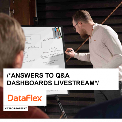 People, colleagues, DataFlex, Q&A, Livestream