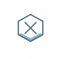 Cancel, cross, blue, icon