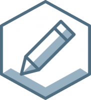 Pen, pencil, blue, icon
